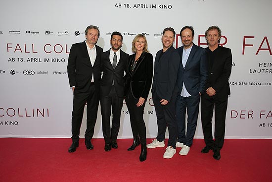 v.l.n.r. Marcel Hartges, Elyas M'Barek, Kerstin Schmidbauer, Marco Kreuzpaintner, Dr. Stefan G&auml;rtner und Christoph M&uuml;ller &copy; 2019 Constantin Film Verleih GmbH / Gisela Schober